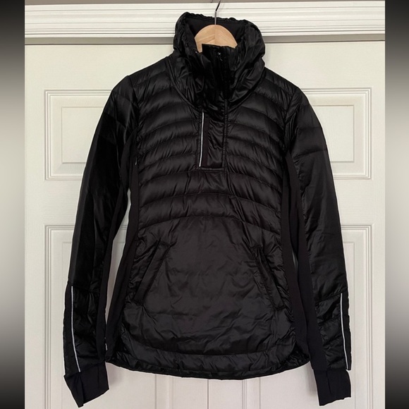 lululemon athletica Jackets & Blazers - {Lululemon} Down For A Run Pullover II Jacket in Black - Women’s 4
